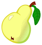 pear - coloured